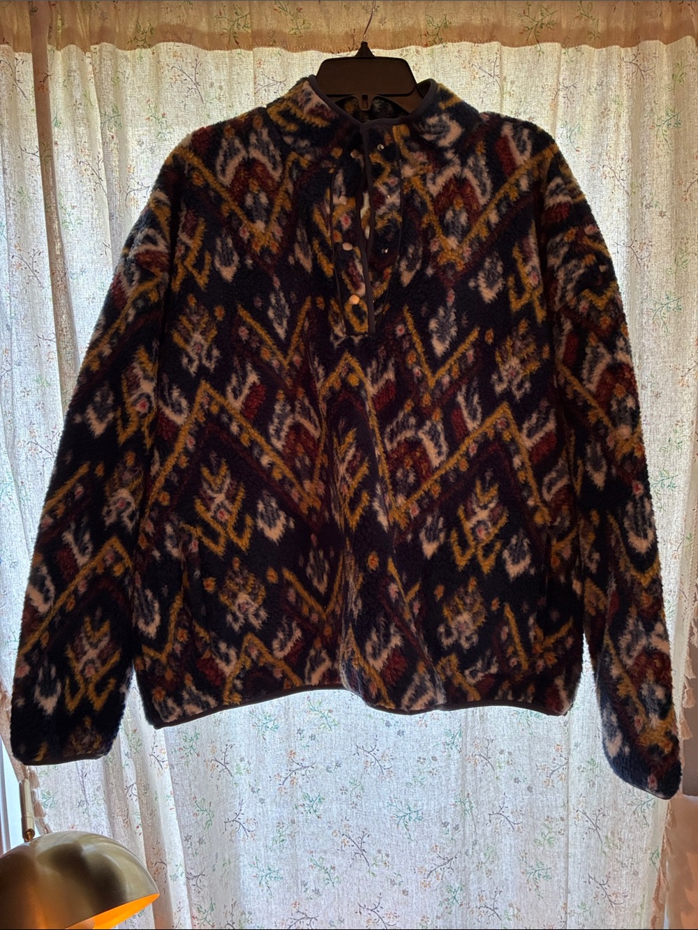 NWT Patterned Half-Zip Pullover Sweater Sz 1X